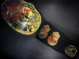 WWF Stone Cold Smoking Skull 24K Gold Championship Title Belt — view 3