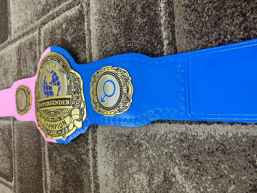 World Inter Gender Wrestling Championship Belt — view 2