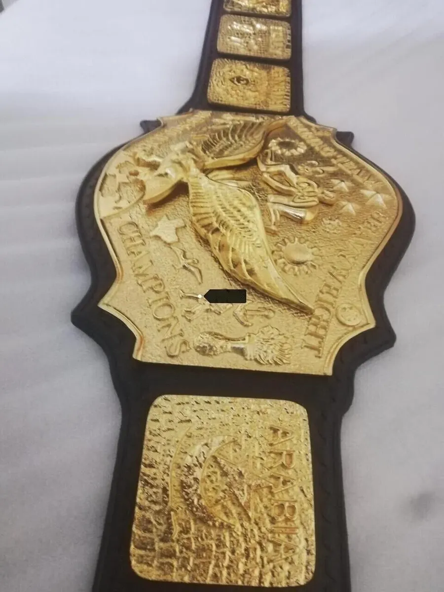 NWA National Tag Team Zinc Championship Belt — view 3