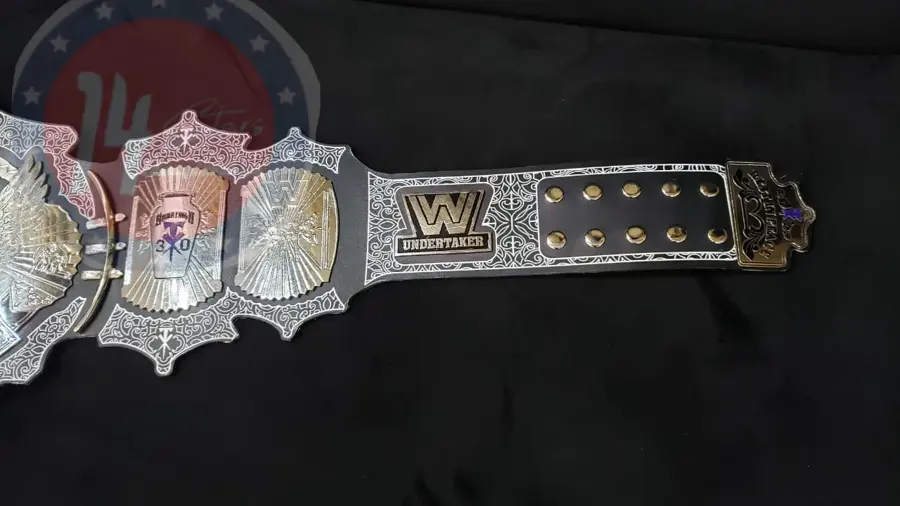Undertaker Winged Eagle Championship Wrestling Belt — view 2