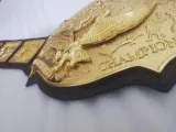 NWA National Tag Team Zinc Championship Belt — view 2