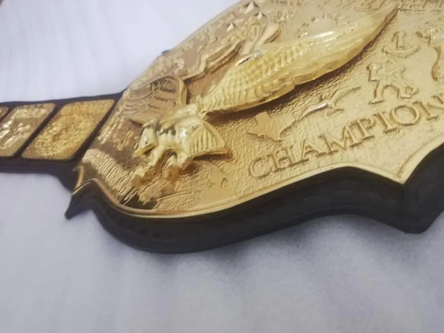 NWA National Tag Team Zinc Championship Belt — view 2