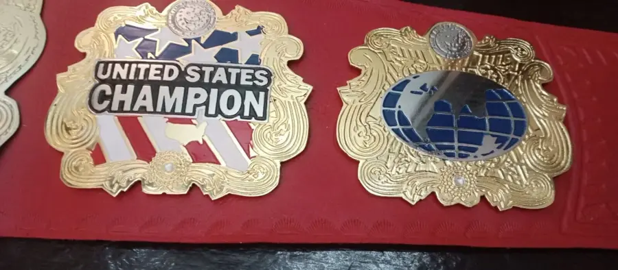 IWGP US World Heavyweight Championship Wrestling Belt — view 4