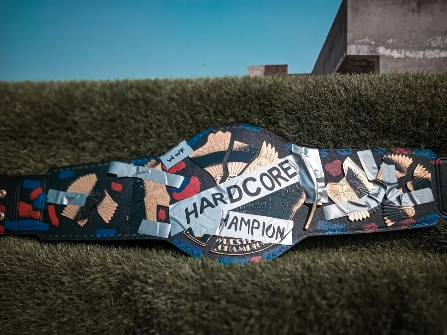 WWF Hardcore Championship Winged Heavy Weight Wrestling Belt