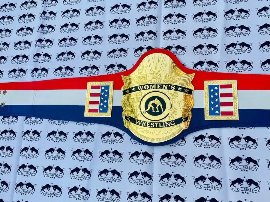 AWA Women Wrestling Wrestling Championship Belt