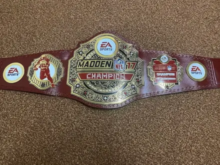 EA Sports Madden 17 NFL Championship Belt