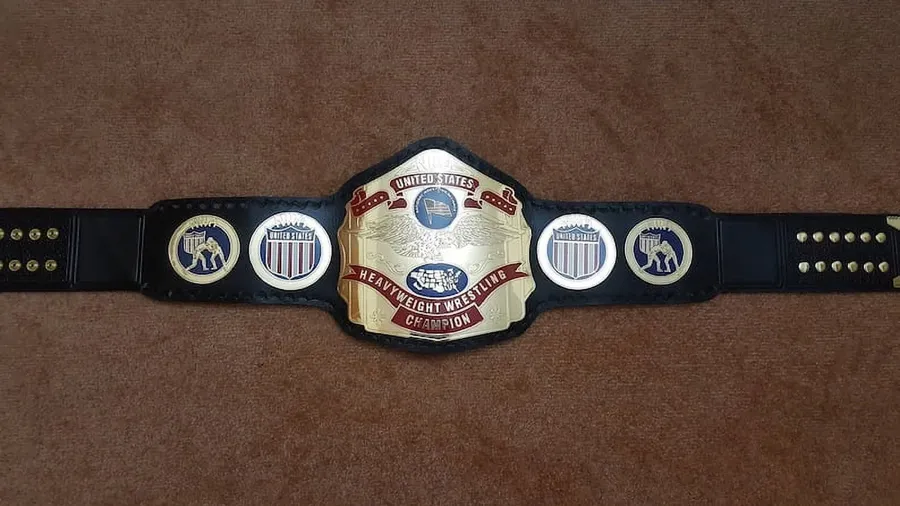 NWA Western States Heavyweight 24K Gold Zinc Championship Belt