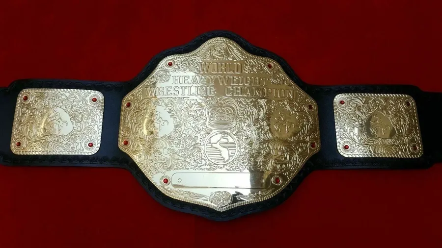 WWE Big Gold Dual Plated 24K Gold Championship Belt