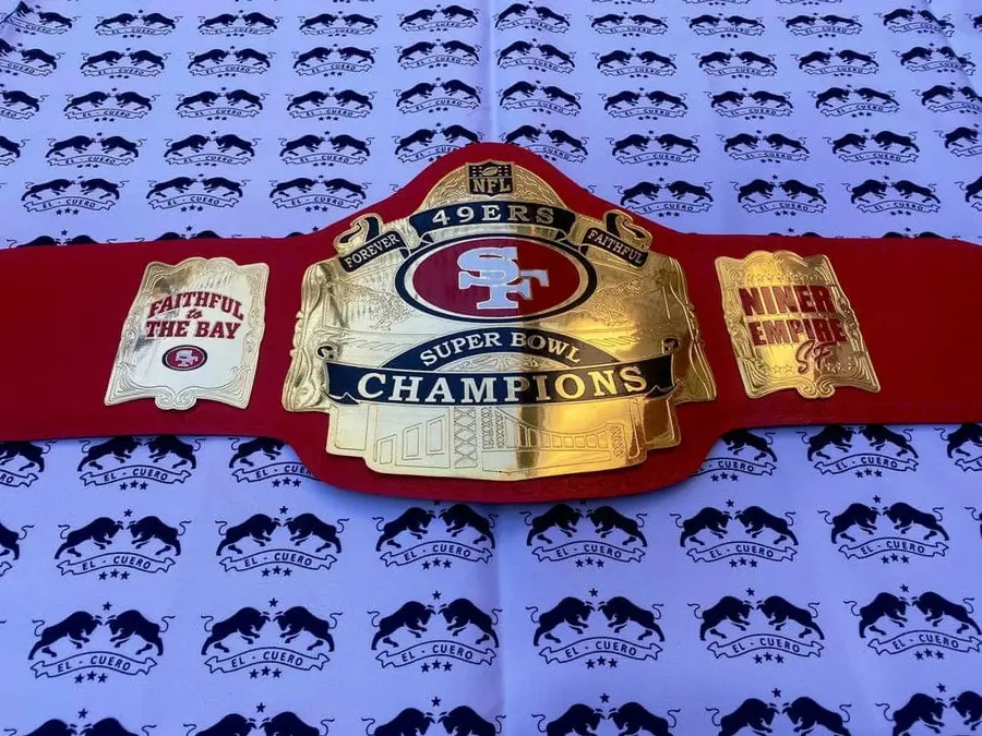 San Francisco 49ers Football Championship Belt