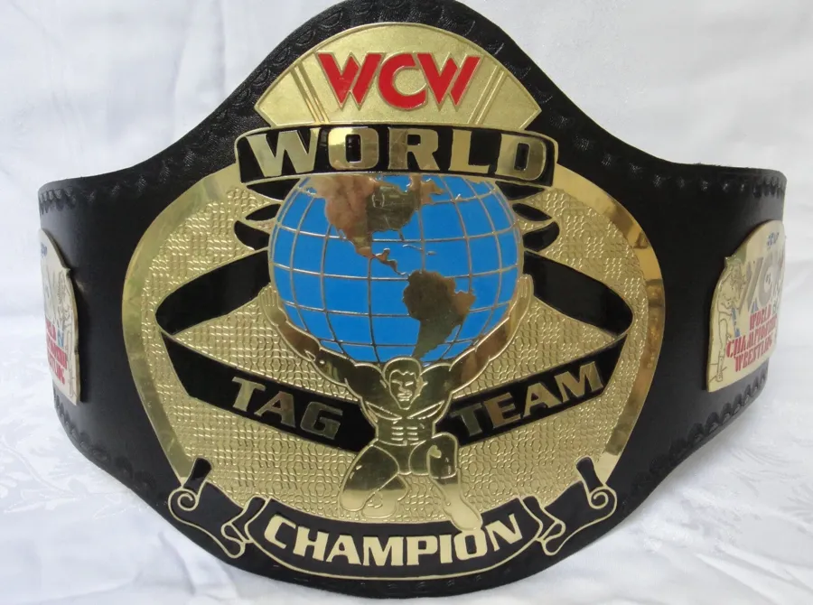 WCW World Tag Team 24K Gold Championship Belt