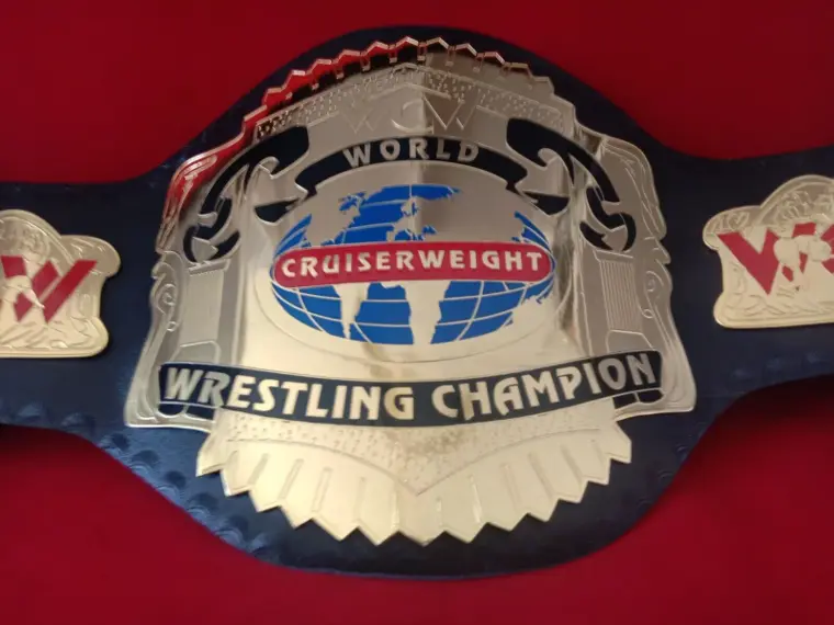 WCW World Cruiserweight Wrestling Championship Belt