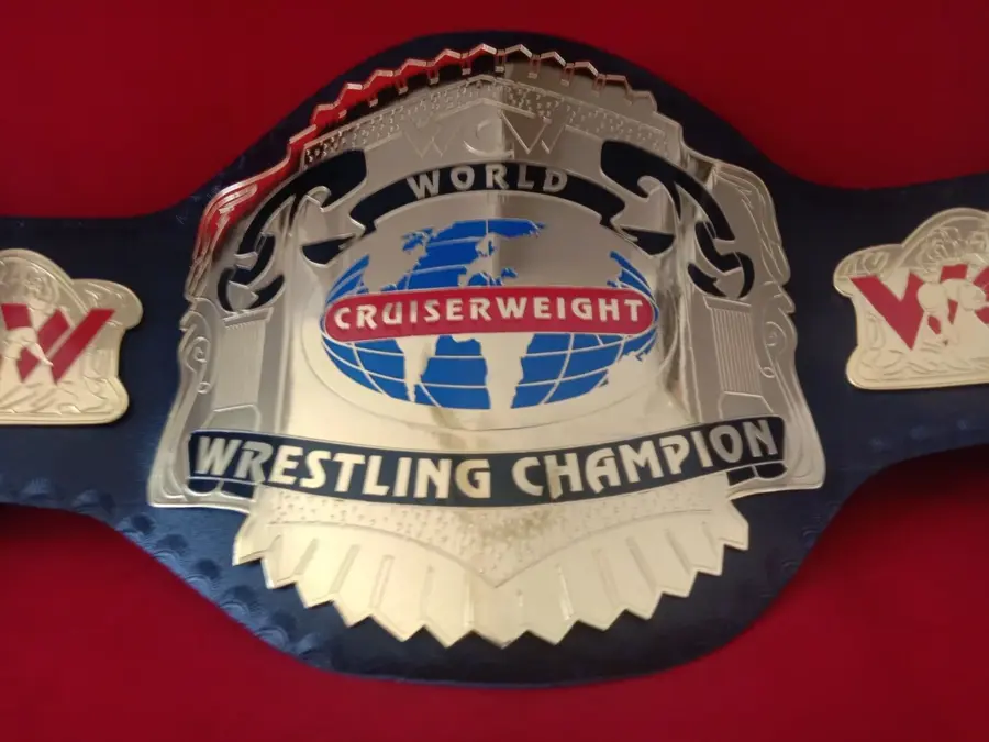 WCW World Cruiserweight Wrestling Championship Belt