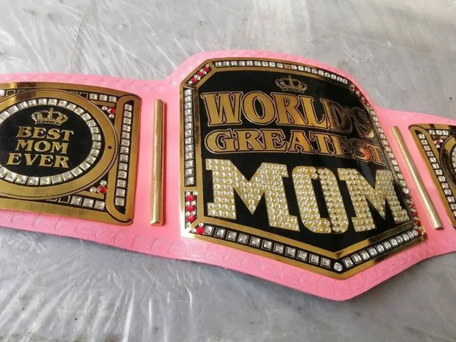 World Greatest Mom Wrestling Championship Belt Gift For Mom Mother Day