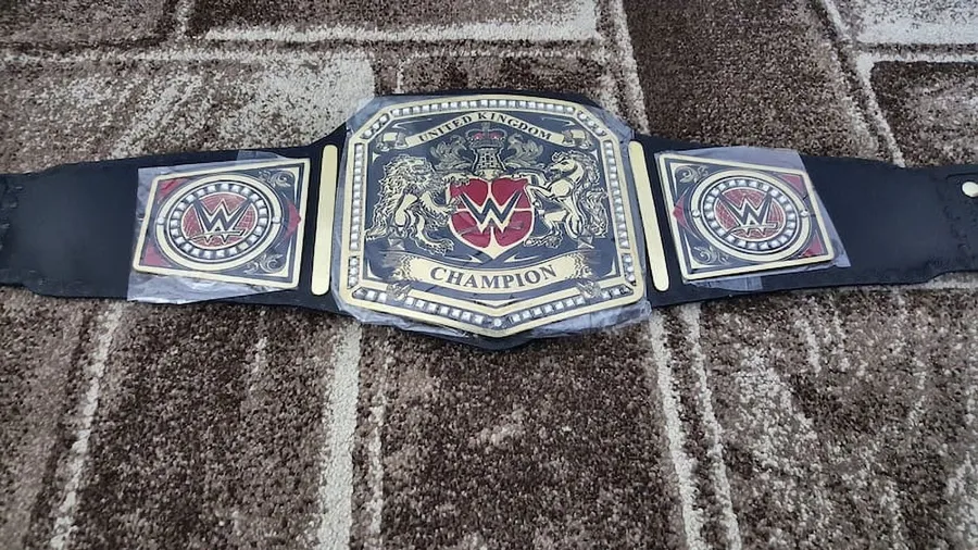 WWE United Kingdom Championship Title Belt