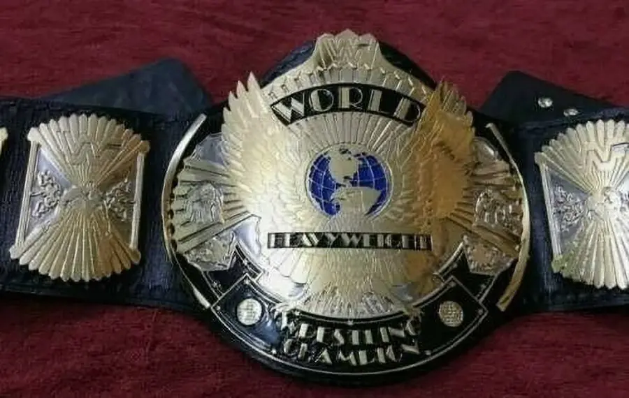 WWF Dual Winged Eagle Championship Belt โ view 1