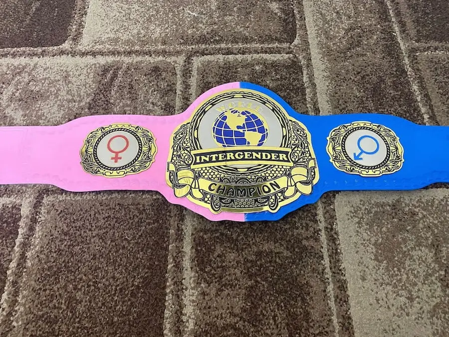 World Inter Gender Wrestling Championship Belt